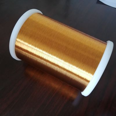 QY F-1/240 Aromatic Polyimide Copper Enameled Wire 0.034mm For Lighting Fixtures