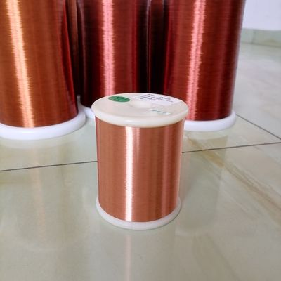 Grade 2 Polyester Enameled Copper Wire 0.07mm Self Bonding Enameled Copper Round Wire